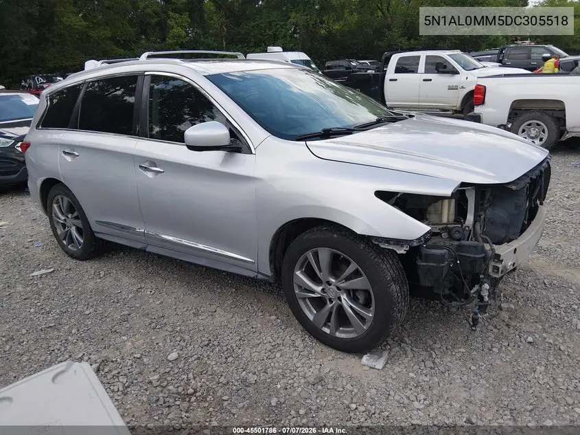 2013 Infiniti Jx35 VIN: 5N1AL0MM5DC305518 Lot: 45501786