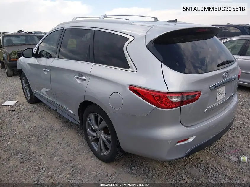 2013 Infiniti Jx35 VIN: 5N1AL0MM5DC305518 Lot: 45501786