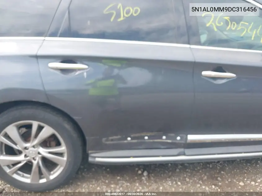 2013 Infiniti Jx35 VIN: 5N1AL0MM9DC316456 Lot: 45522017
