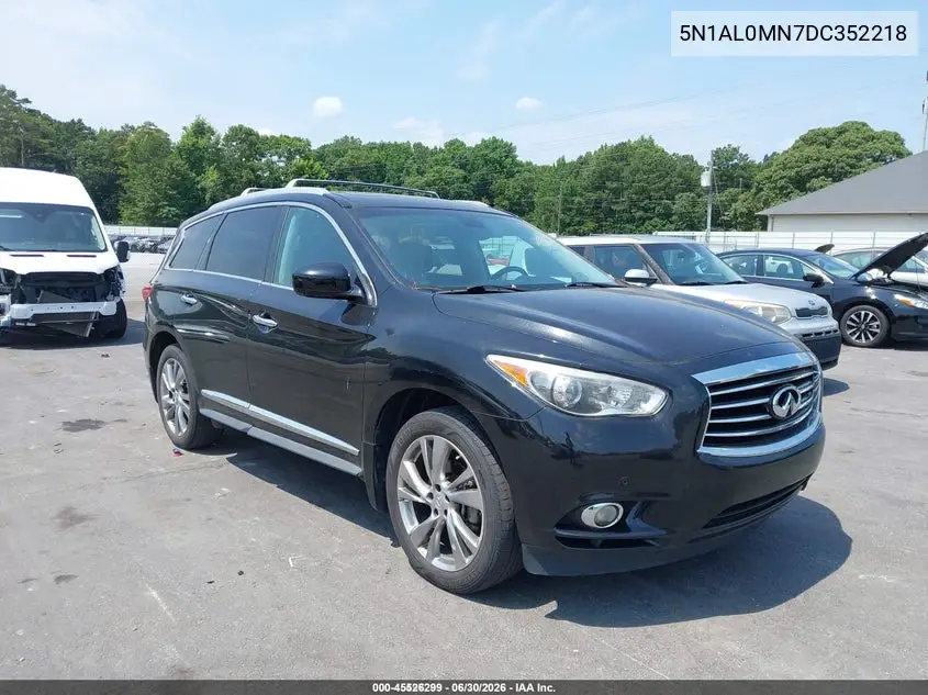 2013 Infiniti Jx35 VIN: 5N1AL0MN7DC352218 Lot: 45526299