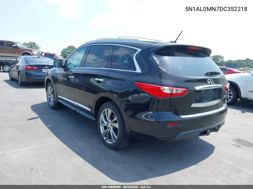 2013 Infiniti Jx35 VIN: 5N1AL0MN7DC352218 Lot: 45526299