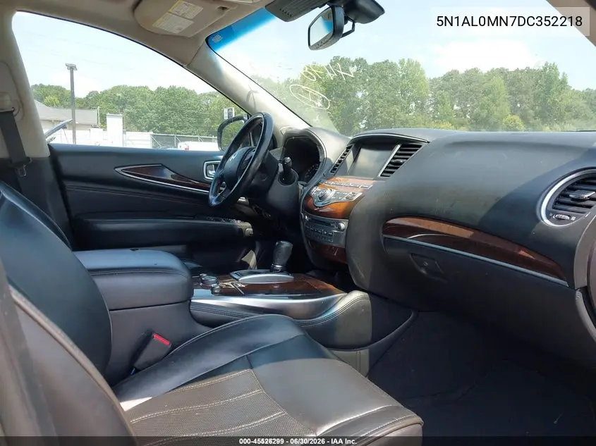 2013 Infiniti Jx35 VIN: 5N1AL0MN7DC352218 Lot: 45526299