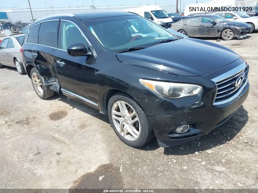2013 Infiniti Jx35 VIN: 5N1AL0MN5DC301929 Lot: 45530180
