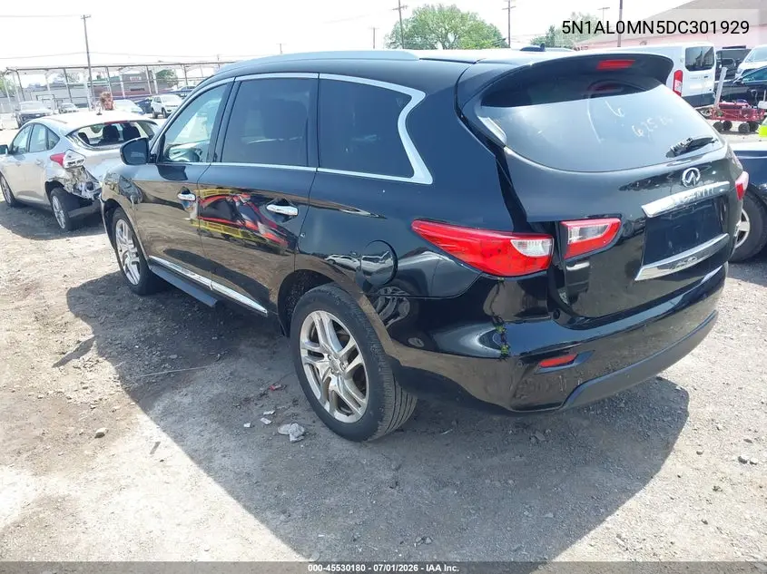 2013 Infiniti Jx35 VIN: 5N1AL0MN5DC301929 Lot: 45530180