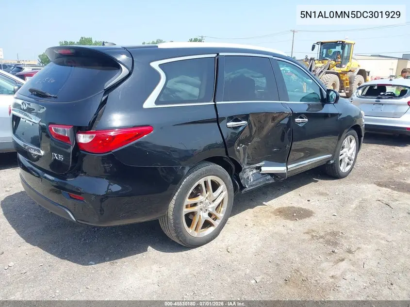2013 Infiniti Jx35 VIN: 5N1AL0MN5DC301929 Lot: 45530180