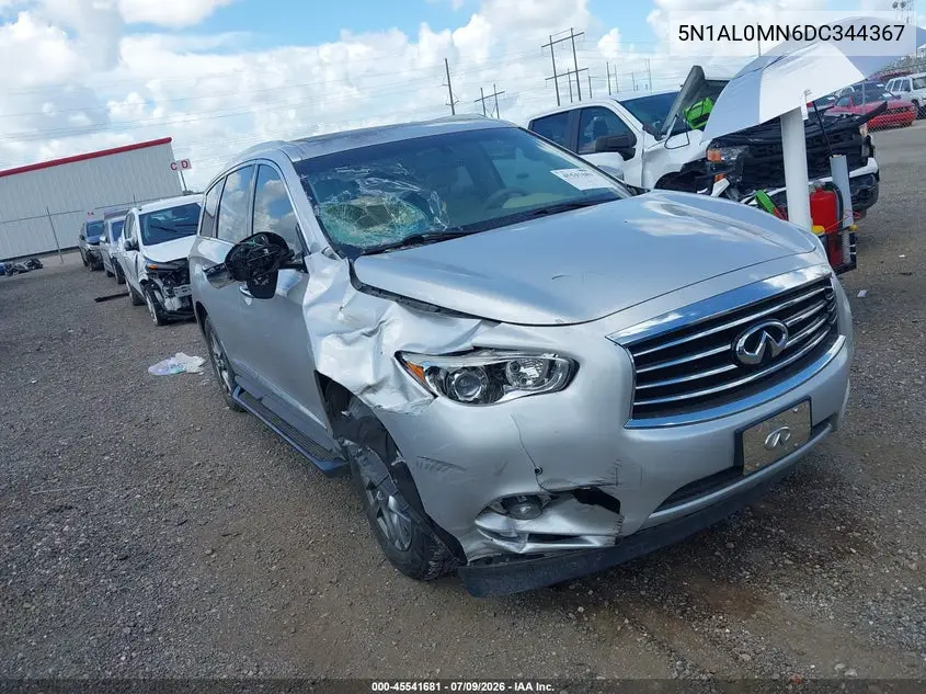 2013 Infiniti Jx35 VIN: 5N1AL0MN6DC344367 Lot: 45541681