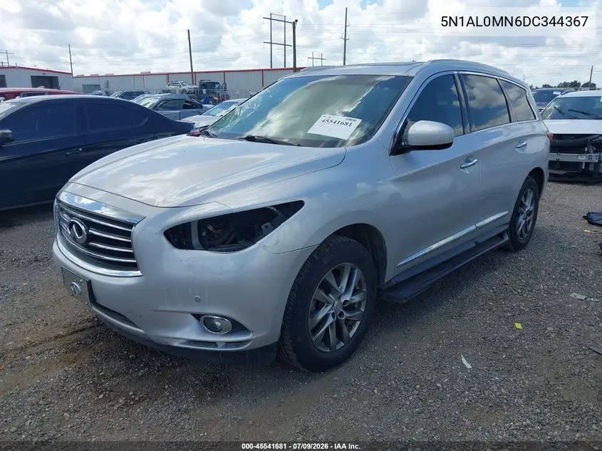 2013 Infiniti Jx35 VIN: 5N1AL0MN6DC344367 Lot: 45541681