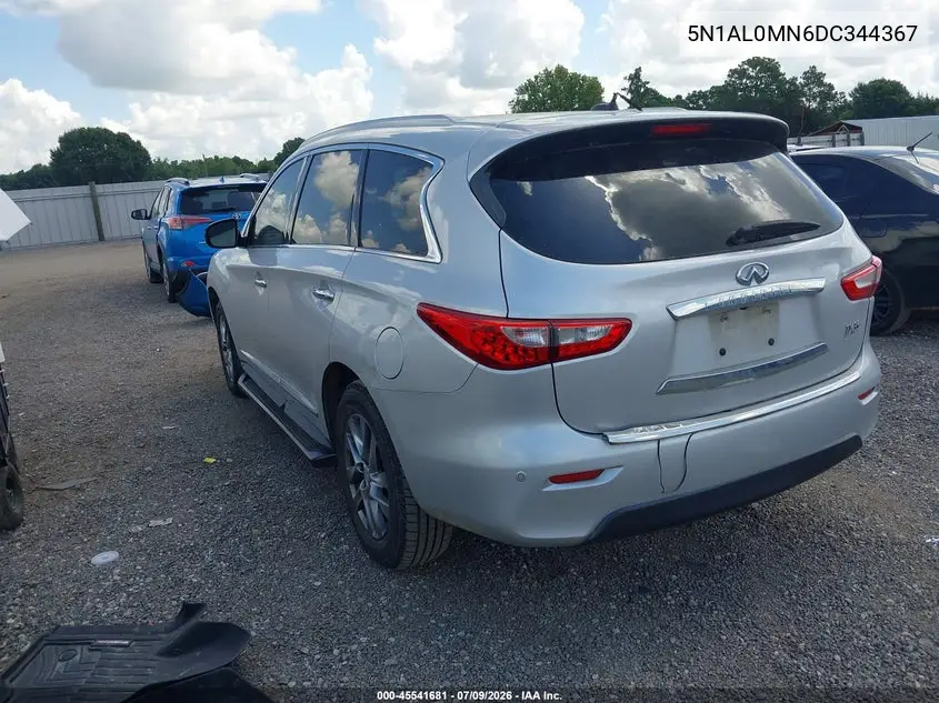 2013 Infiniti Jx35 VIN: 5N1AL0MN6DC344367 Lot: 45541681