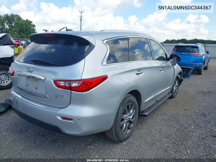 2013 Infiniti Jx35 VIN: 5N1AL0MN6DC344367 Lot: 45541681
