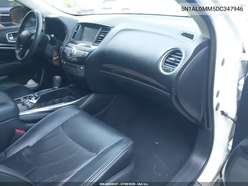 2013 Infiniti Jx35 VIN: 5N1AL0MM5DC347946 Lot: 45565337