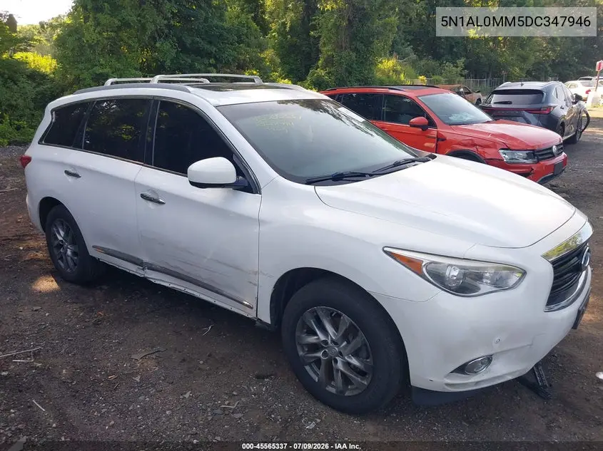 2013 Infiniti Jx35 VIN: 5N1AL0MM5DC347946 Lot: 45565337