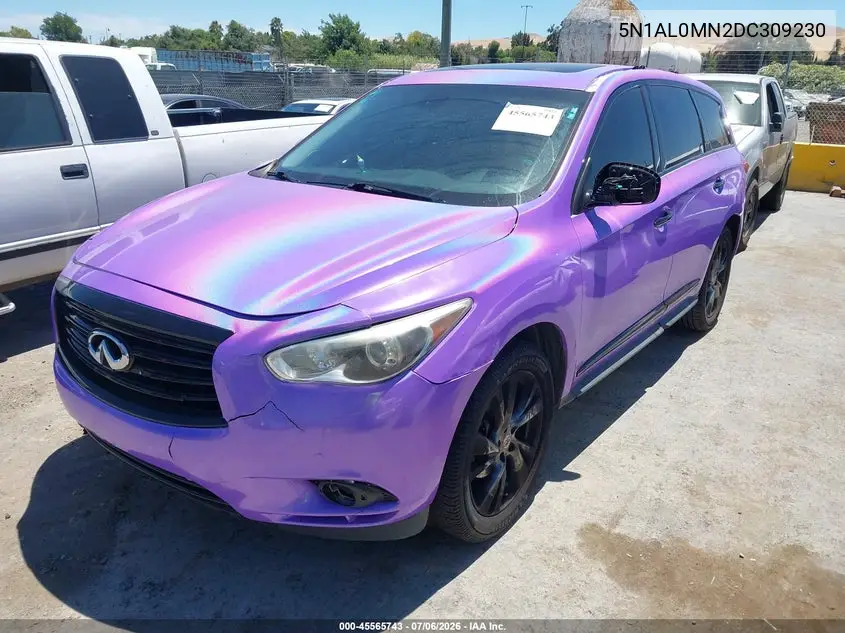 2013 Infiniti Jx35 VIN: 5N1AL0MN2DC309230 Lot: 45565743
