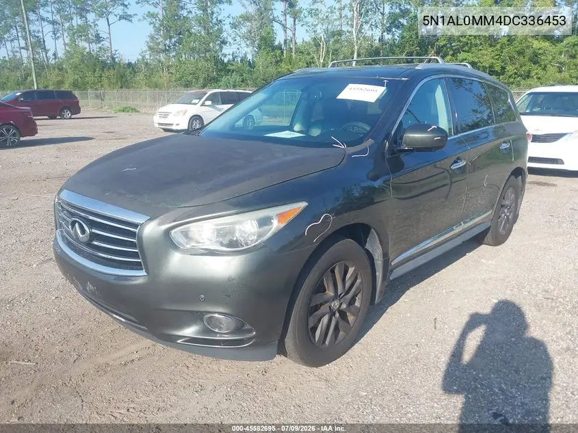 2013 Infiniti Jx35 VIN: 5N1AL0MM4DC336453 Lot: 45582695