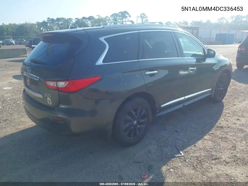 2013 Infiniti Jx35 VIN: 5N1AL0MM4DC336453 Lot: 45582695