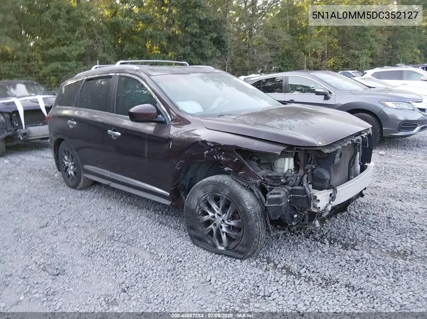 2013 Infiniti Jx35 VIN: 5N1AL0MM5DC352127 Lot: 45587284