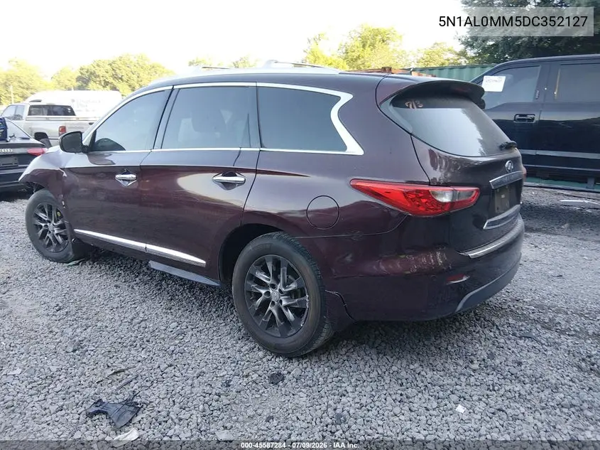 2013 Infiniti Jx35 VIN: 5N1AL0MM5DC352127 Lot: 45587284