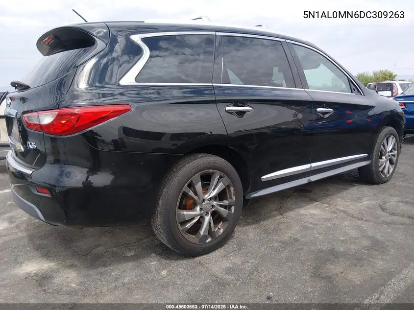 2013 Infiniti Jx35 VIN: 5N1AL0MN6DC309263 Lot: 45603653