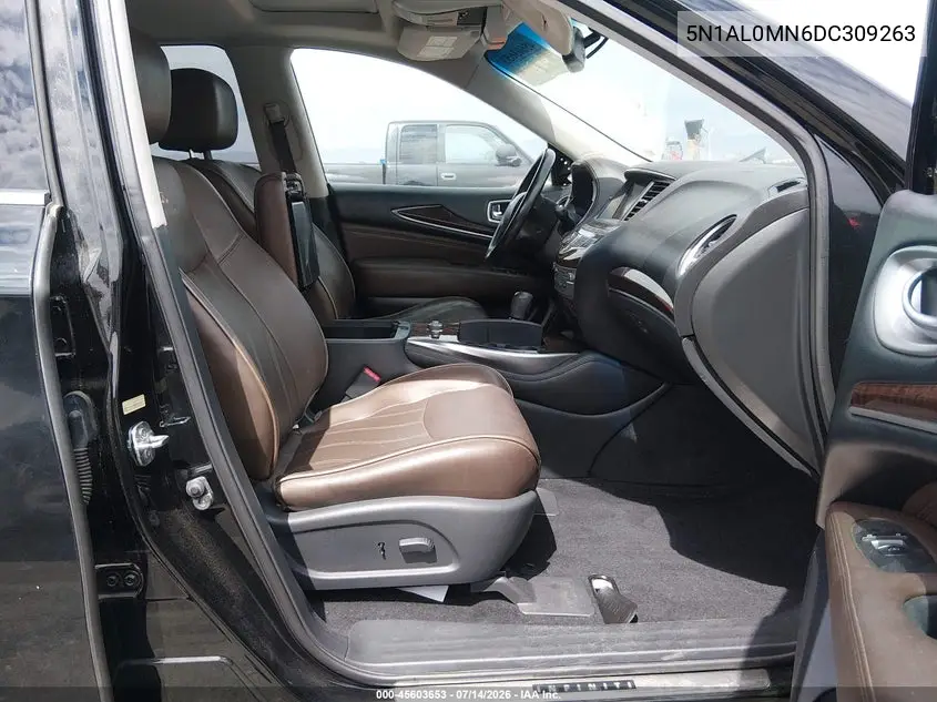 2013 Infiniti Jx35 VIN: 5N1AL0MN6DC309263 Lot: 45603653