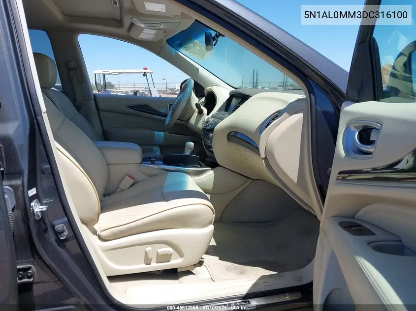 2013 Infiniti Jx35 VIN: 5N1AL0MM3DC316100 Lot: 45613956
