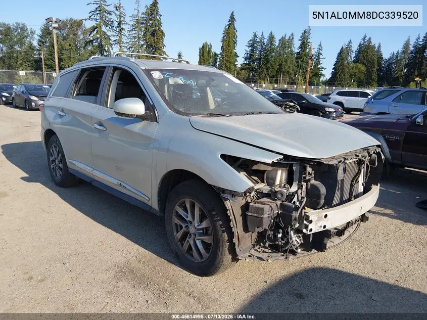 2013 Infiniti Jx35 VIN: 5N1AL0MM8DC339520 Lot: 45614995
