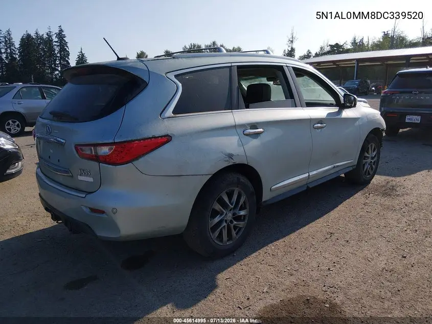 2013 Infiniti Jx35 VIN: 5N1AL0MM8DC339520 Lot: 45614995