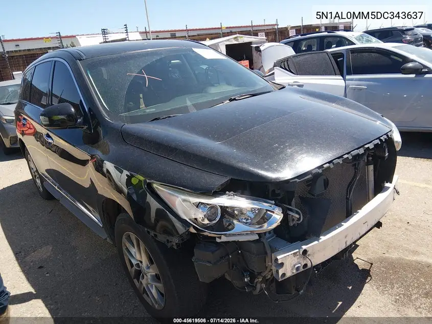 2013 Infiniti Jx35 VIN: 5N1AL0MM5DC343637 Lot: 45619506