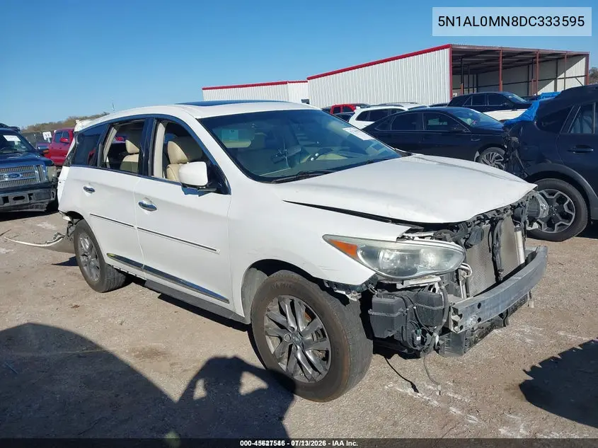 2013 Infiniti Jx35 VIN: 5N1AL0MN8DC333595 Lot: 45627546