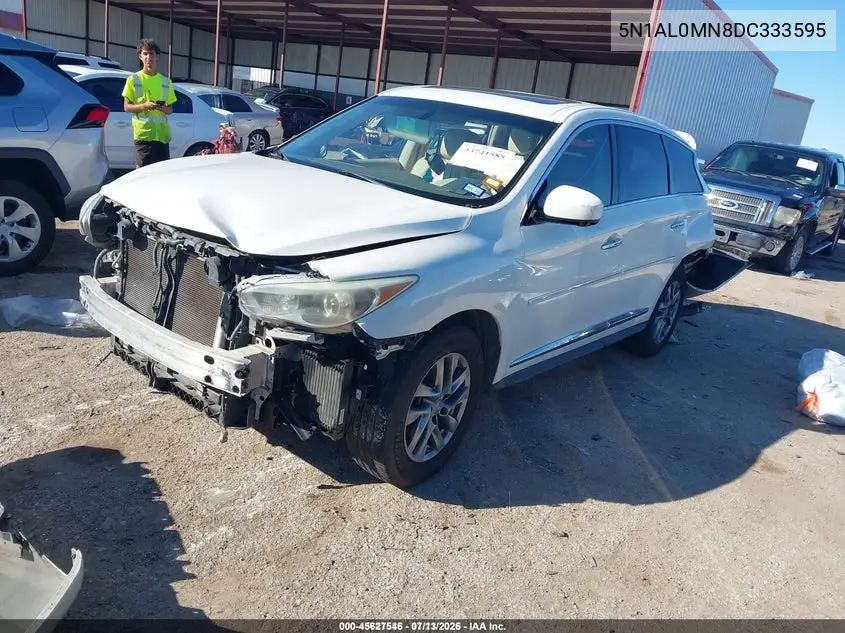 2013 Infiniti Jx35 VIN: 5N1AL0MN8DC333595 Lot: 45627546