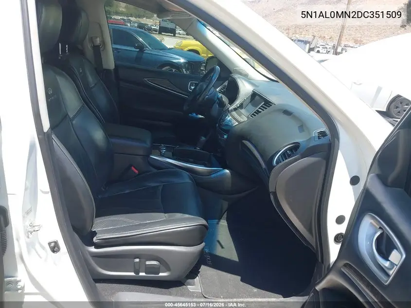 2013 Infiniti Jx35 VIN: 5N1AL0MN2DC351509 Lot: 45645153