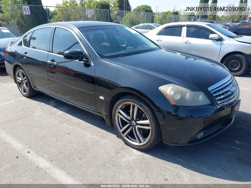 2006 Infiniti M45 Sport VIN: JNKBY01E46M205090 Lot: 45078223