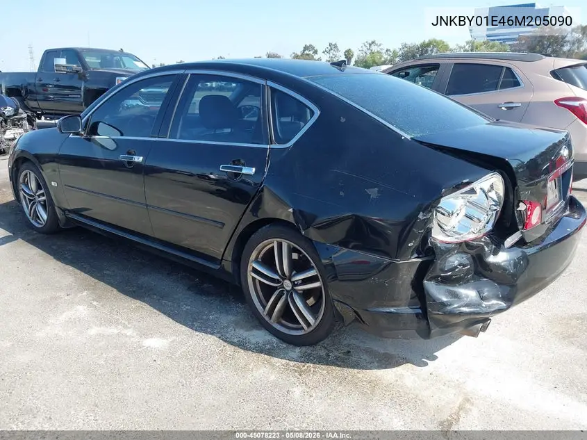2006 Infiniti M45 Sport VIN: JNKBY01E46M205090 Lot: 45078223