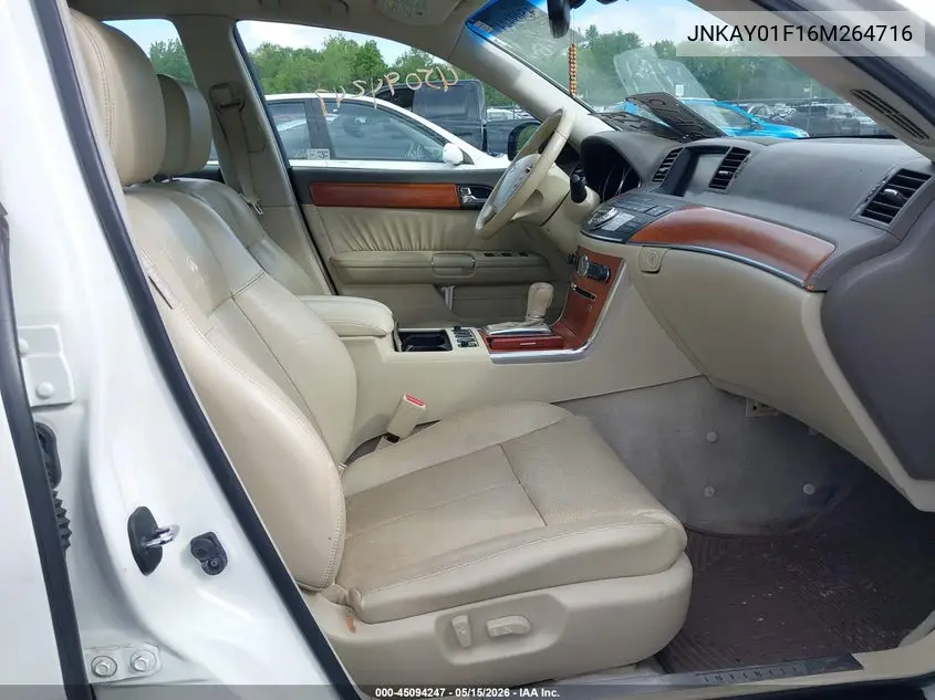 2006 Infiniti M35X VIN: JNKAY01F16M264716 Lot: 45094247