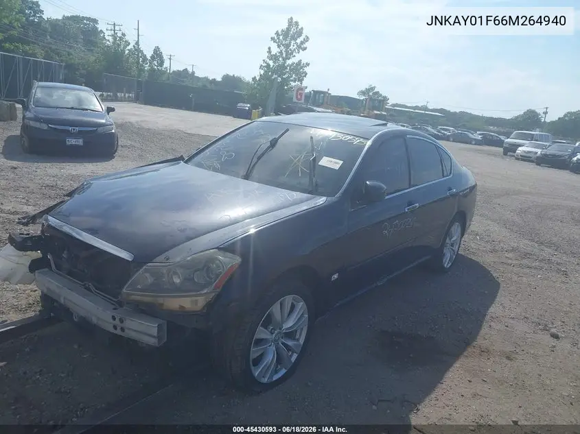 2006 Infiniti M35X VIN: JNKAY01F66M264940 Lot: 45430593