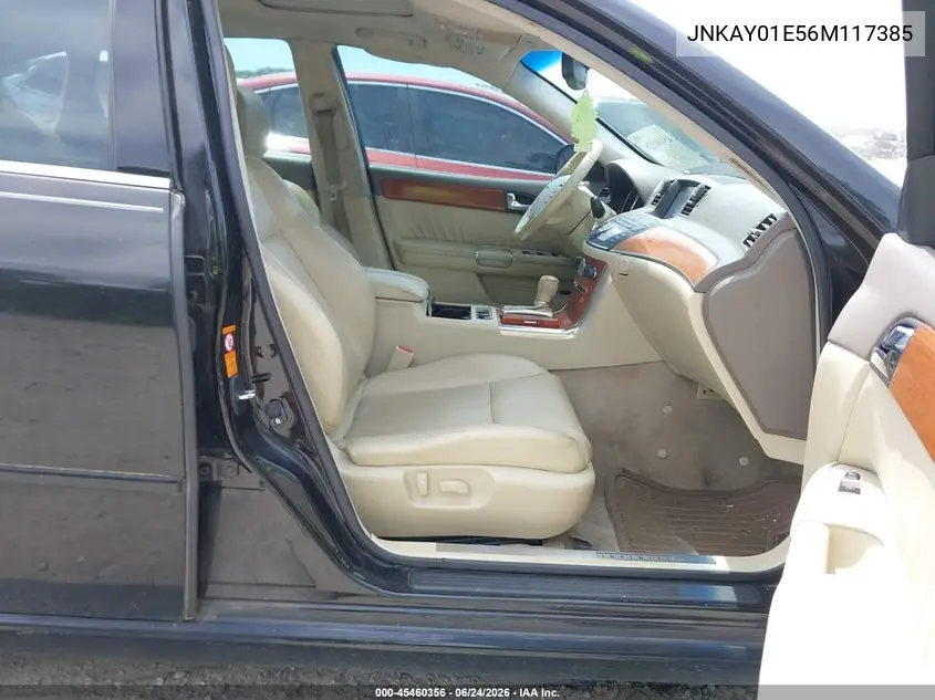 2006 Infiniti M35 VIN: JNKAY01E56M117385 Lot: 45460356