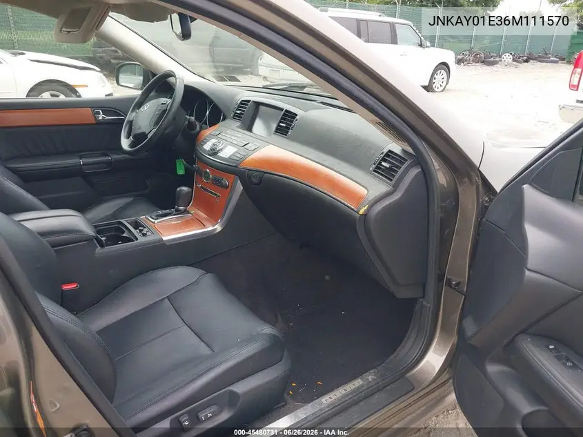 2006 Infiniti M35 VIN: JNKAY01E36M111570 Lot: 45480731