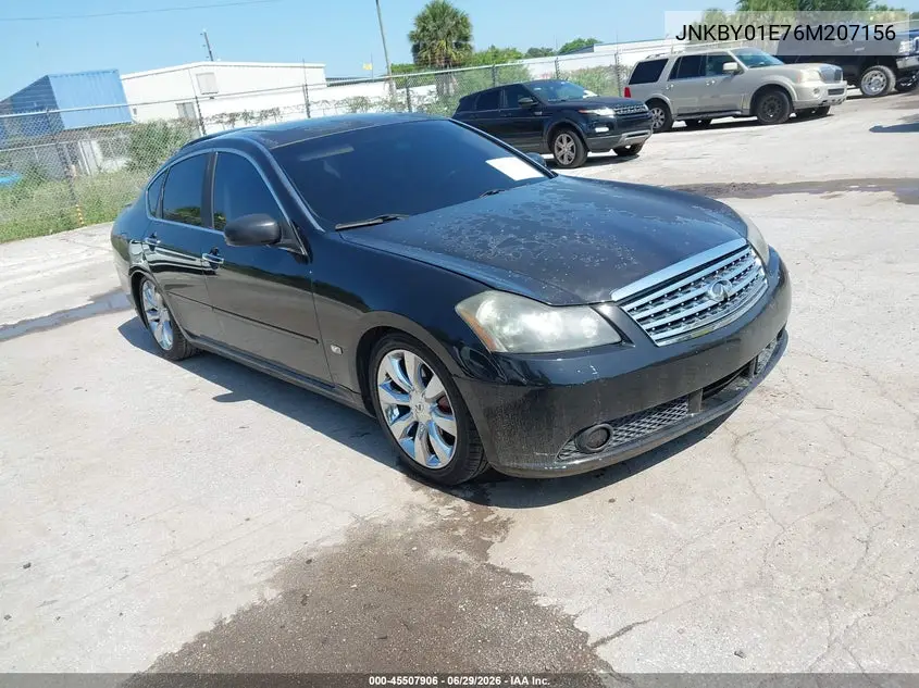 2006 Infiniti M45 VIN: JNKBY01E76M207156 Lot: 45507906