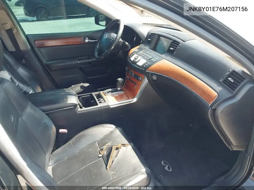 2006 Infiniti M45 VIN: JNKBY01E76M207156 Lot: 45507906