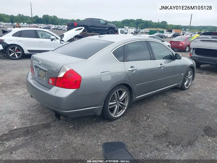 2006 Infiniti M35 Sport VIN: JNKAY01E26M105128 Lot: 45527662