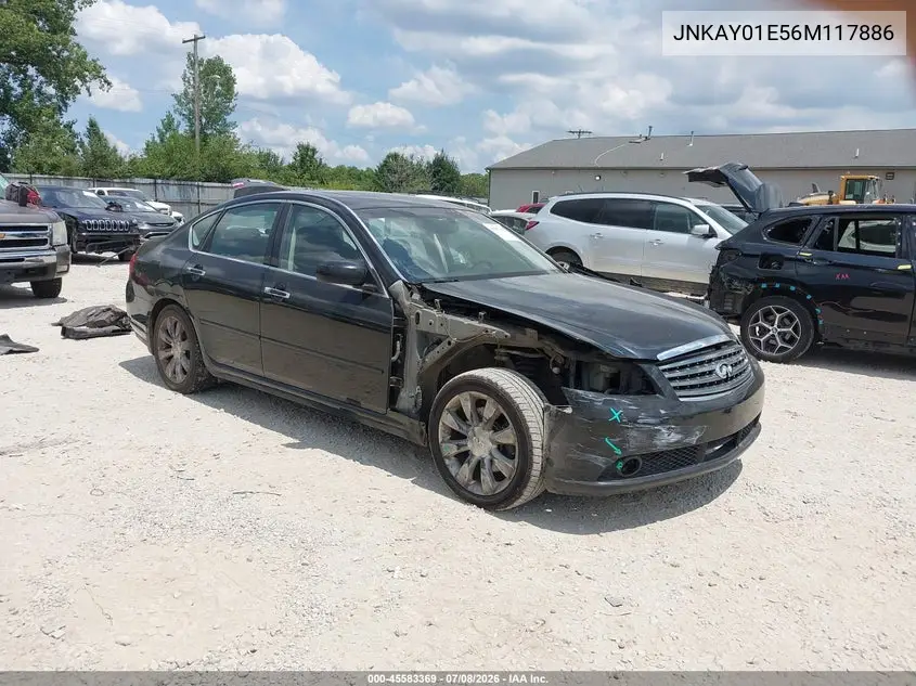2006 Infiniti M35 VIN: JNKAY01E56M117886 Lot: 45583369