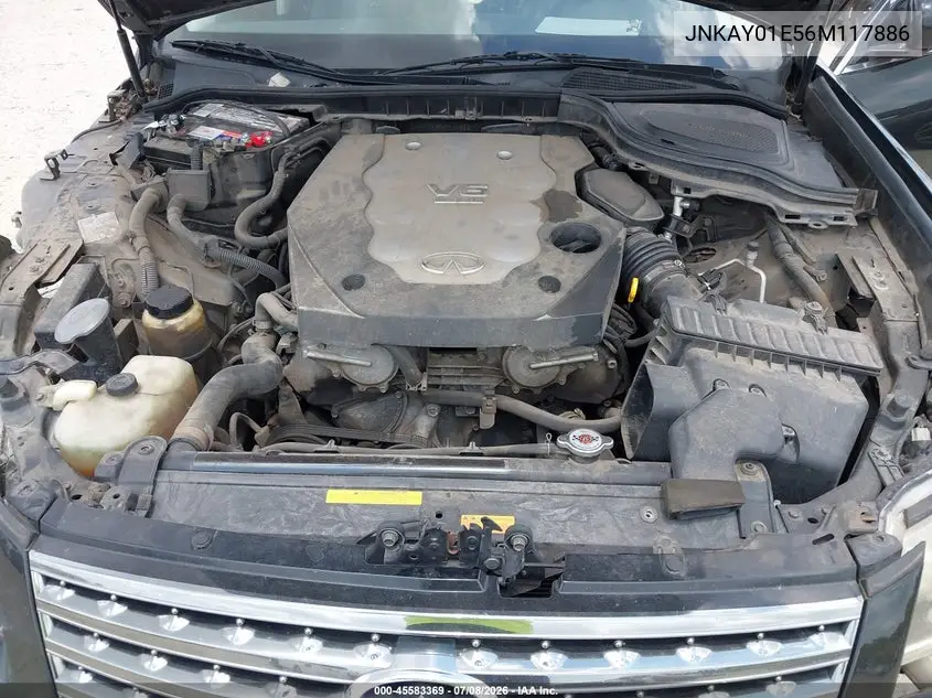 2006 Infiniti M35 VIN: JNKAY01E56M117886 Lot: 45583369