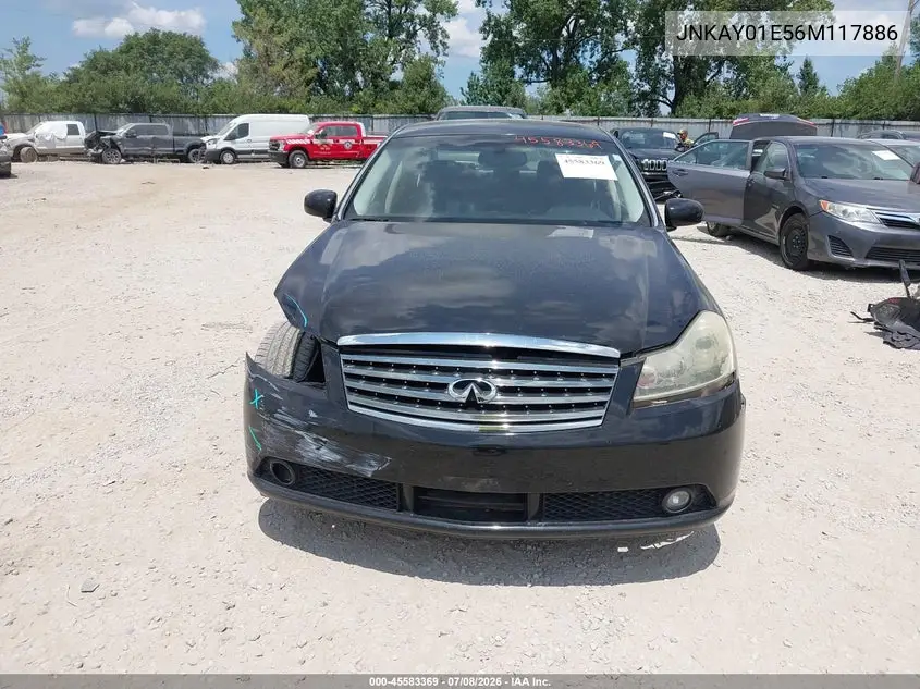 2006 Infiniti M35 VIN: JNKAY01E56M117886 Lot: 45583369