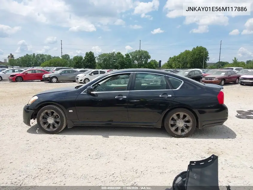 2006 Infiniti M35 VIN: JNKAY01E56M117886 Lot: 45583369