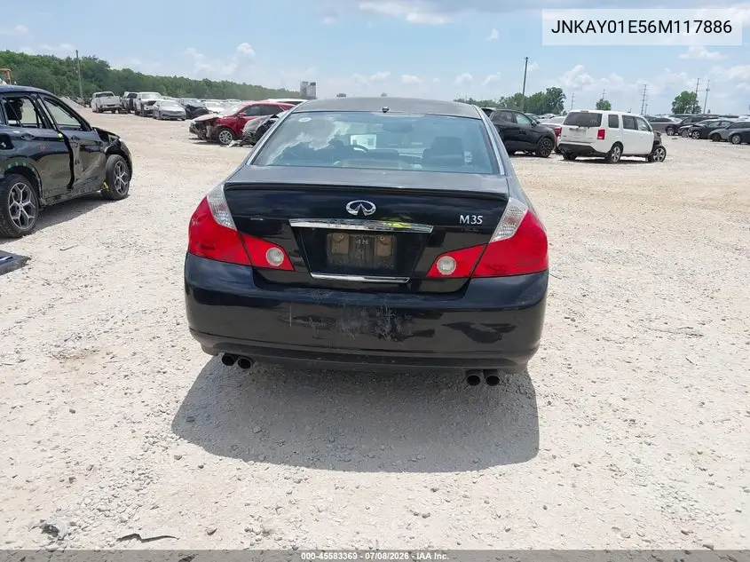 2006 Infiniti M35 VIN: JNKAY01E56M117886 Lot: 45583369