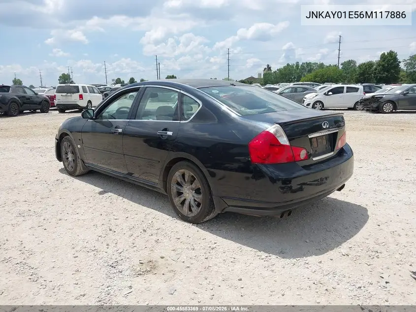 2006 Infiniti M35 VIN: JNKAY01E56M117886 Lot: 45583369
