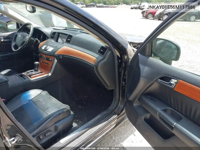 2006 Infiniti M35 VIN: JNKAY01E56M117886 Lot: 45583369