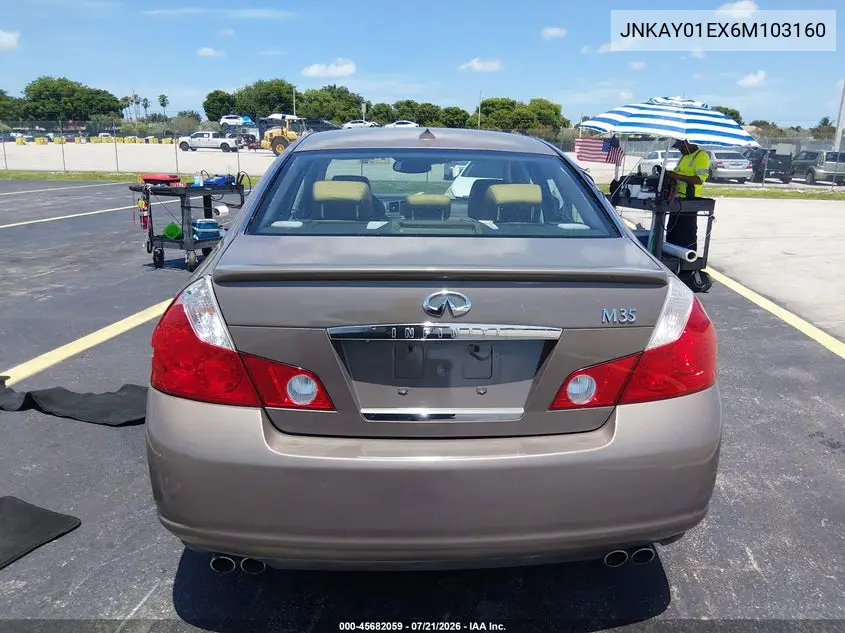 2006 Infiniti M35 Sport VIN: JNKAY01EX6M103160 Lot: 45682059