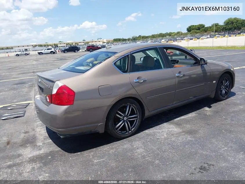 2006 Infiniti M35 Sport VIN: JNKAY01EX6M103160 Lot: 45682059