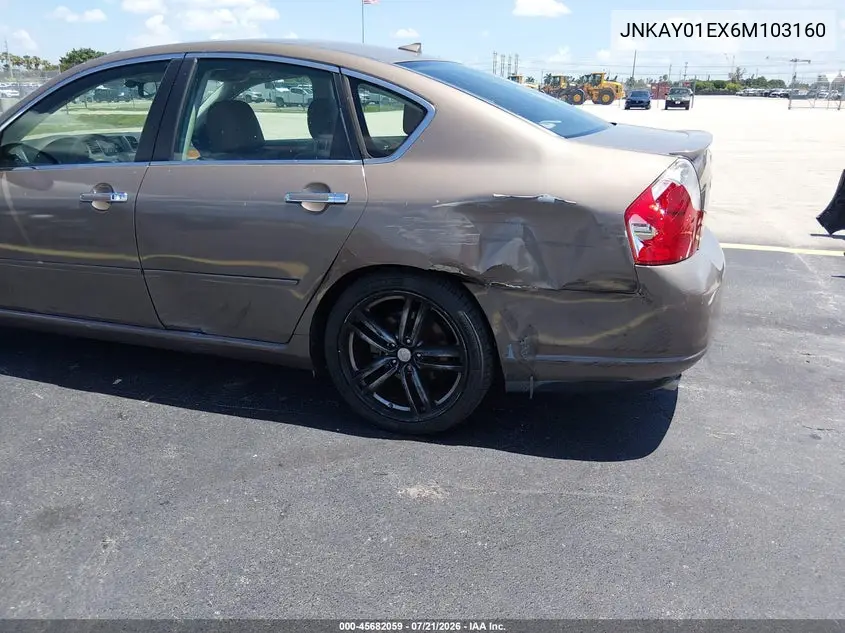 2006 Infiniti M35 Sport VIN: JNKAY01EX6M103160 Lot: 45682059