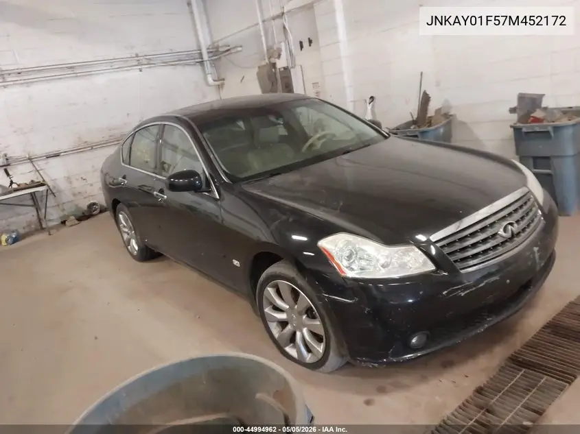 2007 Infiniti M35X VIN: JNKAY01F57M452172 Lot: 44994962