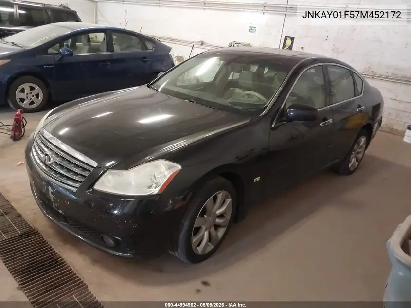 2007 Infiniti M35X VIN: JNKAY01F57M452172 Lot: 44994962